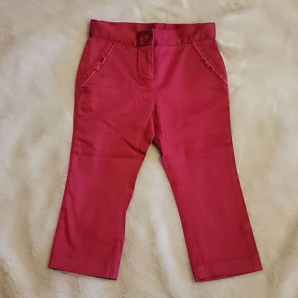 JANIE AND JACK RED PANTS, SIZE 18-24 MONTHS - Picture 1 of 5